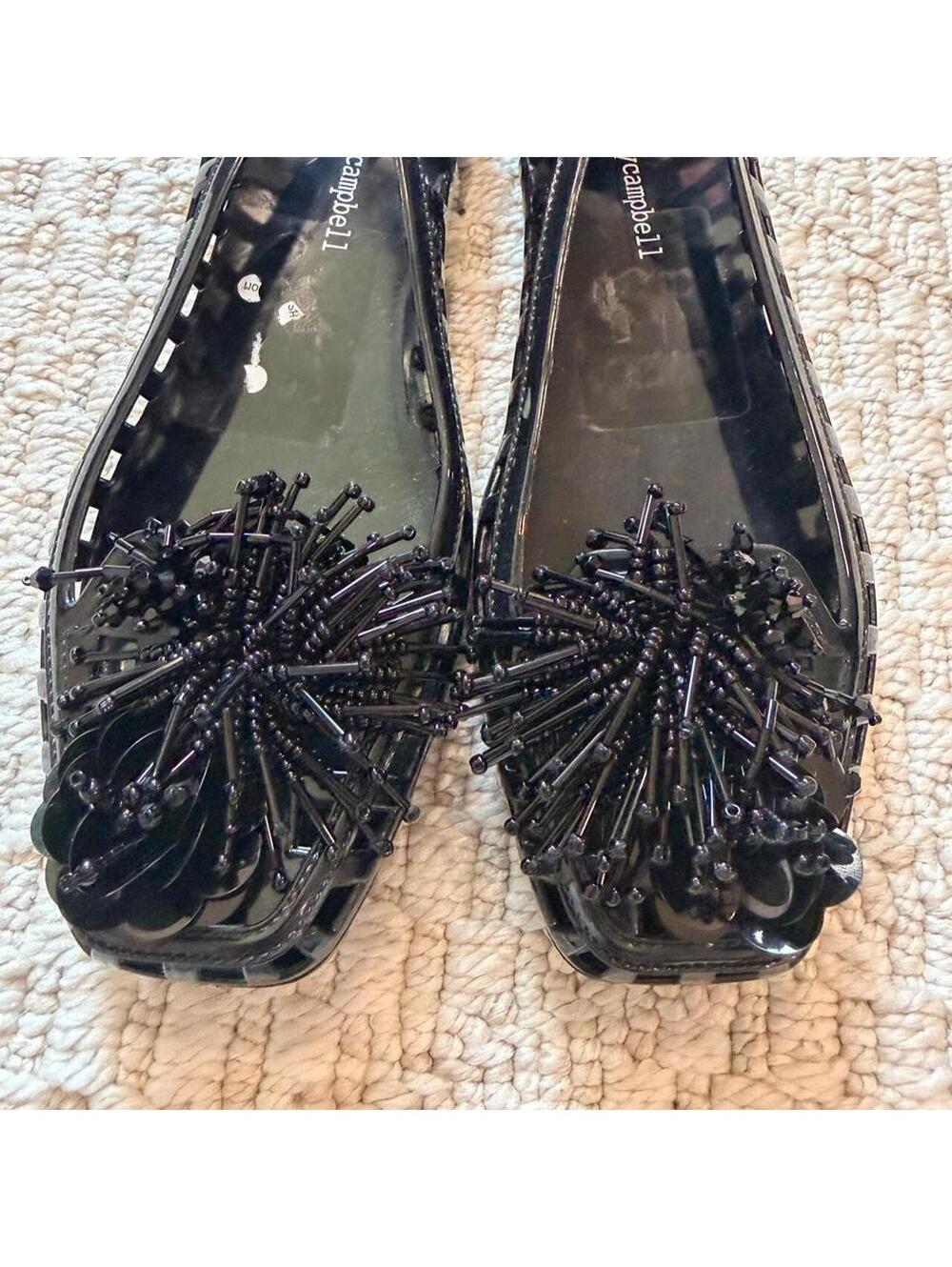Jeffrey Campbell Danceteria Embellished Jelly Flats - Picture 3 of 6